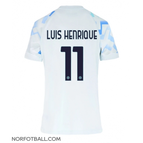 Billige Fotballdrakt Inter Milan Luis Henrique #11 Replika Bortedrakt Dame 2025-26 Kortermet Billige Fotballdrakt Inter Milan Luis Henrique #11 Replika Bortedrakt Dame 2025-26 Kortermet